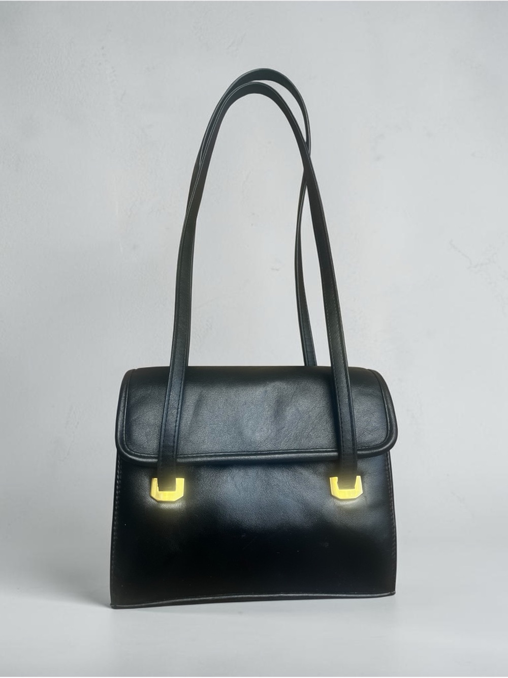 Vintage Coletta Genuine Leather Shoulder Bag - Timeless Minimalist Style